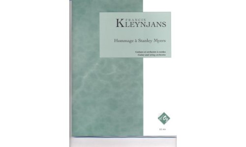 Kleynjans, Francis: Hommage a Stanley Myers op.187b für Gitarre und Streichorchester Partitur+Stimmen-110044