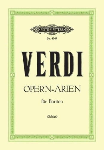 VERDI G.:Opern-Arien fur Baritonheraus. von K. Soldan-118637