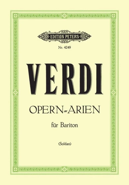 VERDI G.:Opern-Arien fur Baritonheraus. von K. Soldan-118637