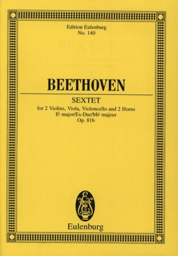 Beethoven: Sextet Es-dur op. 81b - minipartytura-107935