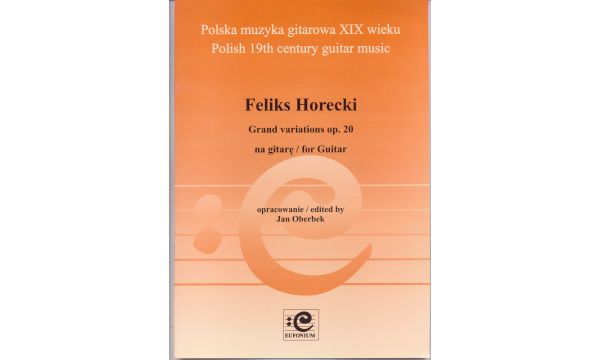 Horecki Feliks: Grand variations op.20 na gitarę solo-110035
