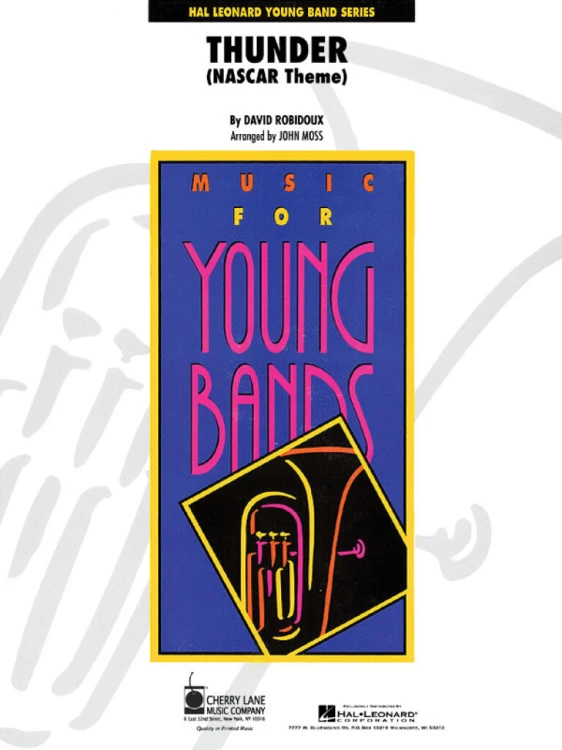 Thunder (NASCAR Theme)  Arr. Moss - SET for Young Band (Concert Band)-110393
