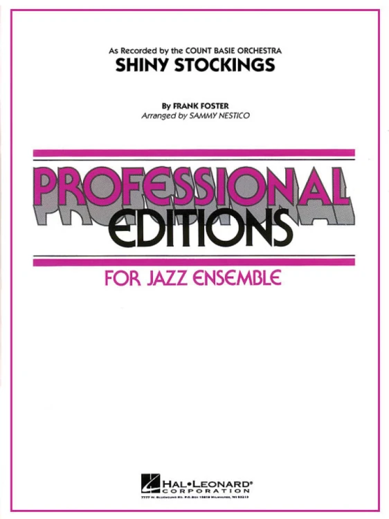 SHINY STOCKINGS by Frank Foster/arr. Sammy Nestico for Jazz Ensamble-110385