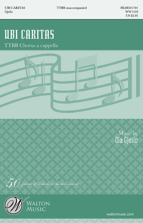 Gjeilo Ola, Ubi Caritas for TTBB (z linią akompaniamentu)-108955