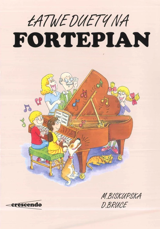 Biskupska Małgorzata, Bruce David: Łatwe duety na fortepian-102017