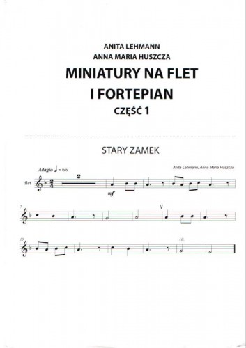 Lehmann, Huszcza, Miniatury na flet i fortepian cz. 1-101298