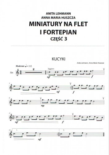 Lehmann, Huszcza, Miniatury na flet i fortepian cz. 3-101304