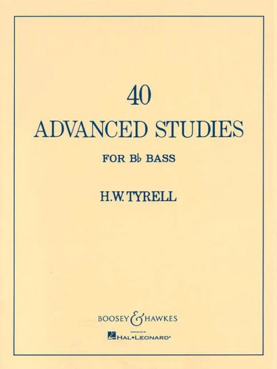 Tyrell, H. W. 40 advanced Studies for Bb Bass-110381