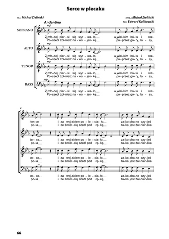 MUZO Raduje się serce - polskie pieśni patriotyczne na chór mieszany a capella w aranżacji Edwarda Kulikowskiego-102389