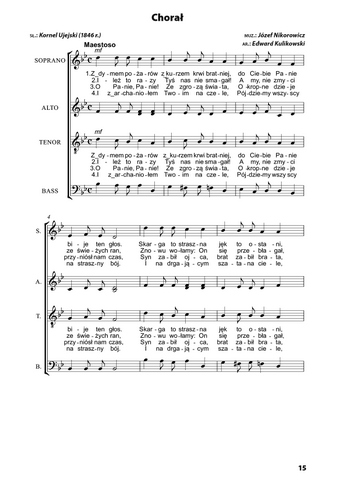 MUZO Raduje się serce - polskie pieśni patriotyczne na chór mieszany a capella w aranżacji Edwarda Kulikowskiego-102390