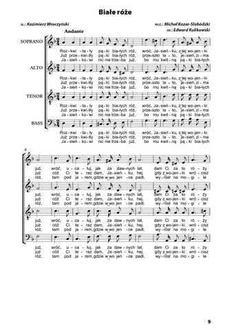 MUZO Raduje się serce - polskie pieśni patriotyczne na chór mieszany a capella w aranżacji Edwarda Kulikowskiego-102391