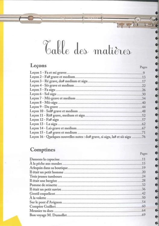 Sarrien-Perrier Annick: La 2eme Methode du Tout Petit Flute,  (Szkoła Gry na flecie poprzecznym cz. 2)-101643