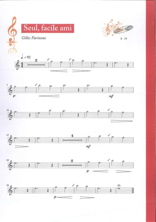 Sarrien Perrier Annick: La Premiere Methode du tout Petit Flute, (Szkoła Gry na flecie poprzecznym cz. 1, dla dzieci 6-9 lat)-101650