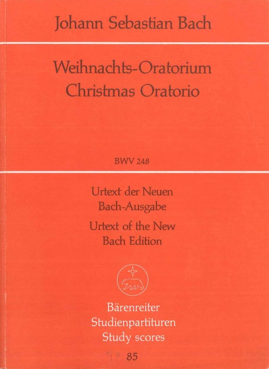 Bach Jan Sebastian: Weihnachts-Oratorium, BWV248, mała partytura-108098