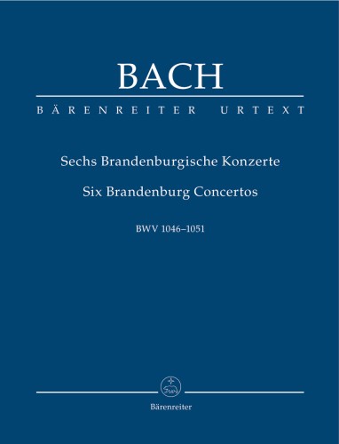 Bach Jan Sebastian: Sechs Branderburgische Kozerte, BWV 1046-1051, Studienpartituren: TP9, ISMN M-006-20008-5-118673