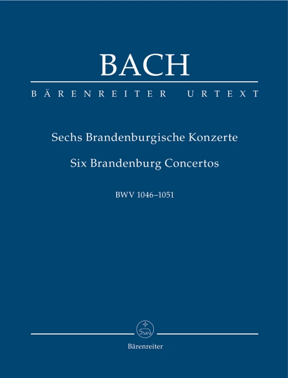 Bach Jan Sebastian: Sechs Branderburgische Kozerte, BWV 1046-1051, Studienpartituren: TP9, ISMN M-006-20008-5-118673
