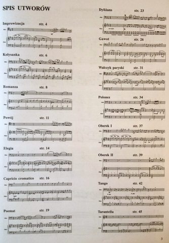 Strzelecka Barbara, Utwory na wiolonczelę (z klawesynem lub fortepianem)-102373