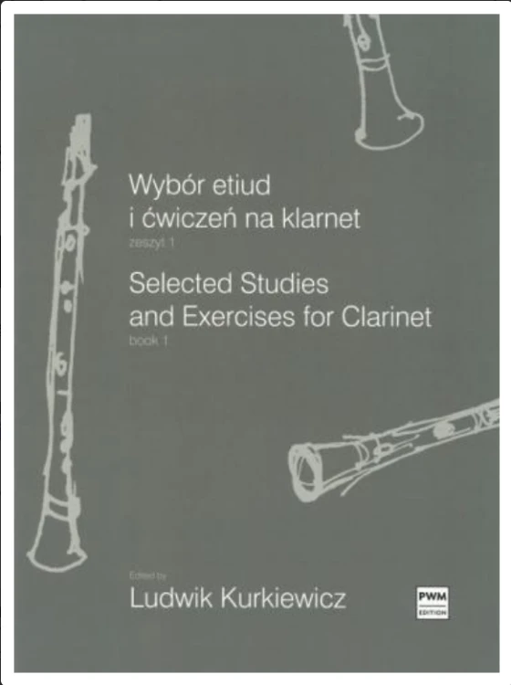 Kurkiewicz Ludwik, Wybór etiud i ćwiczeń na klarnet z. 1-111112