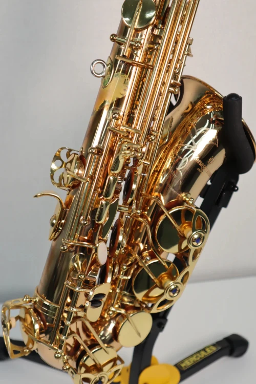 YANAGISAWA saksofon altowy model A992, używany, nr seryjny 00240667, lakierowany, z futerałem i ustnikiem, rok produkcji 2002, stan bardzo dobry-118702